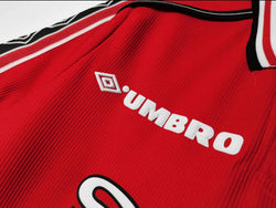 Image of Manchester United 1998/99 Home Long Sleeve Shirt