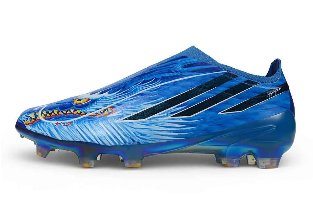 Adidas F50 Hyperfast Elite Laceless FG x Y-3 - Bleu/Noir