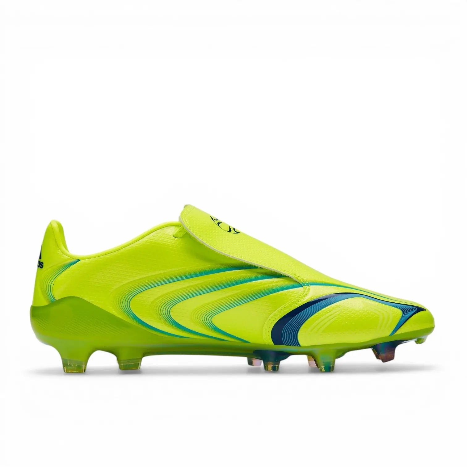 Image of F50 Elite x Tunit FG - Citron Lucide/Team Bleu Royal/Aquamarine Lucide - Crampons Elite