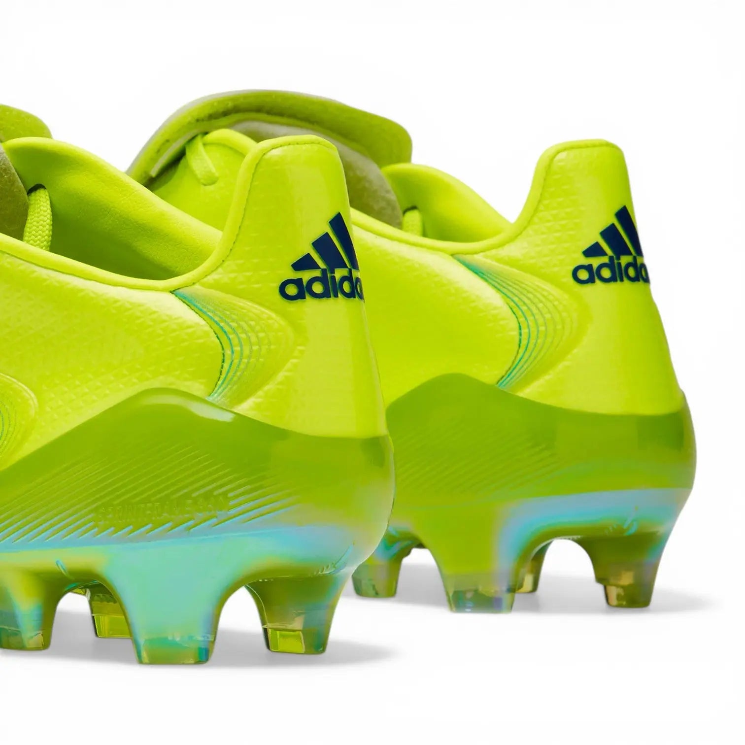 Image of F50 Elite x Tunit FG - Citron Lucide/Team Bleu Royal/Aquamarine Lucide - Crampons Elite