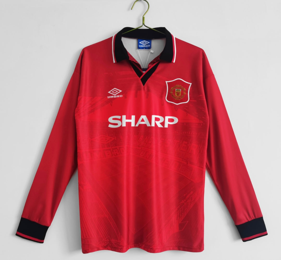 Manchester United 1994/95 Home Long Sleeve Shirt