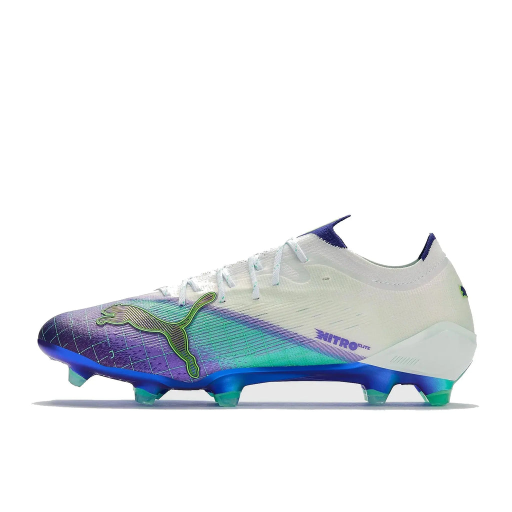 Puma Ultra Nitro 7 Ultimate FG Hyper Rush Blanc/Violet 10937101 - vue 3
