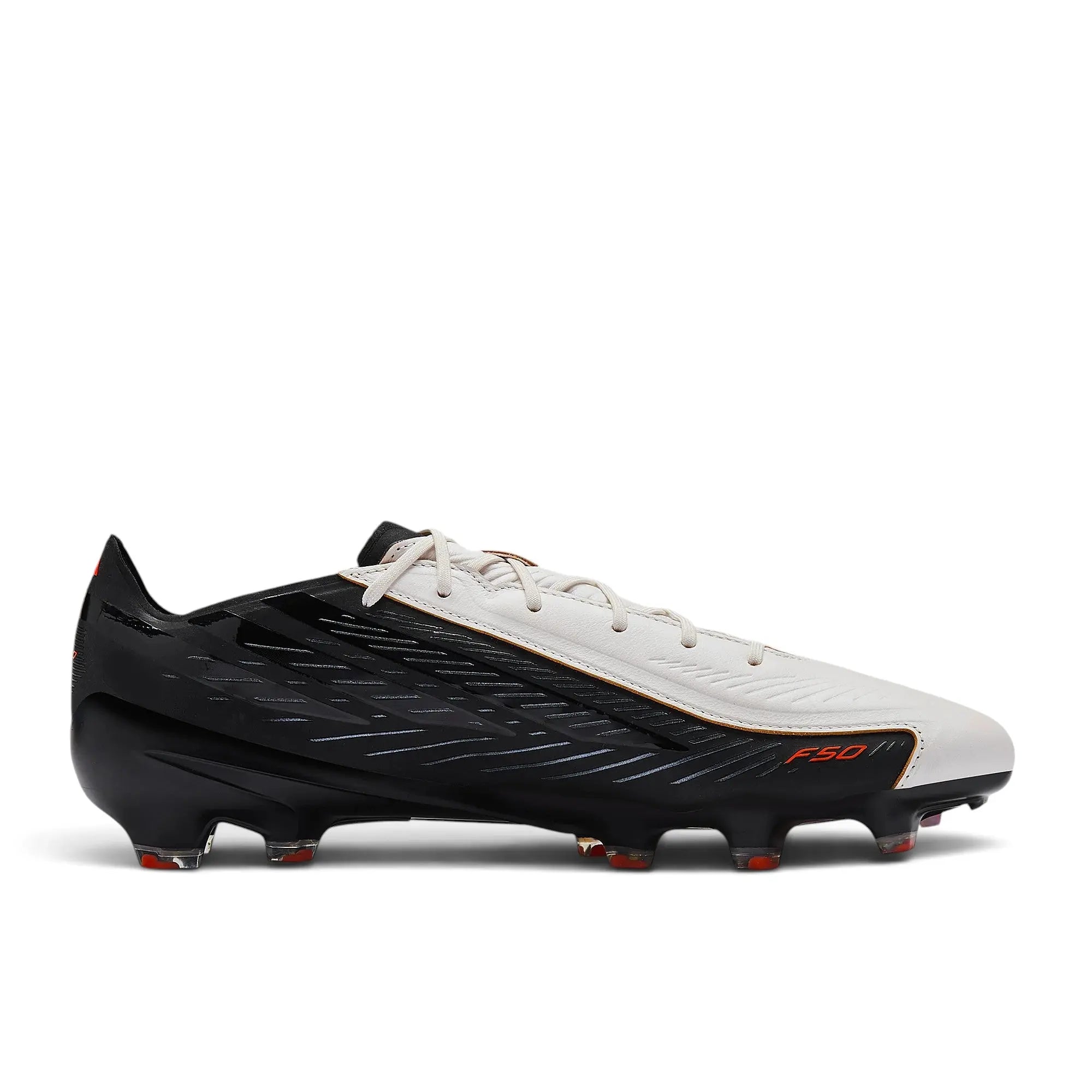 Adidas F50 Hyperfast Elite FG L-Tech - Argenté/Noir/Solar Orange
