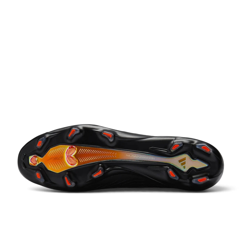 Adidas F50 Hyperfast Elite FG L-Tech - Argenté/Noir/Solar Orange