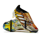 Adidas Predator 26 Elite Fold-over Tongue FG x Y-3 Jaune/Noir KK4189 - vue 2