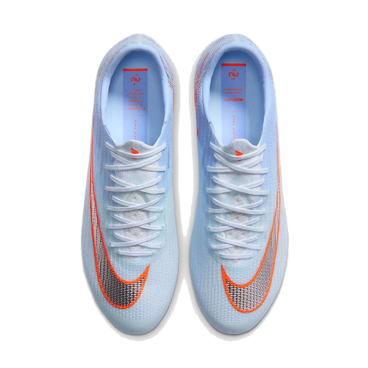 Nike Mercurial Superfly 11 Elite FG United Play Free Gris/Orange IQ7695-900 - vue 4