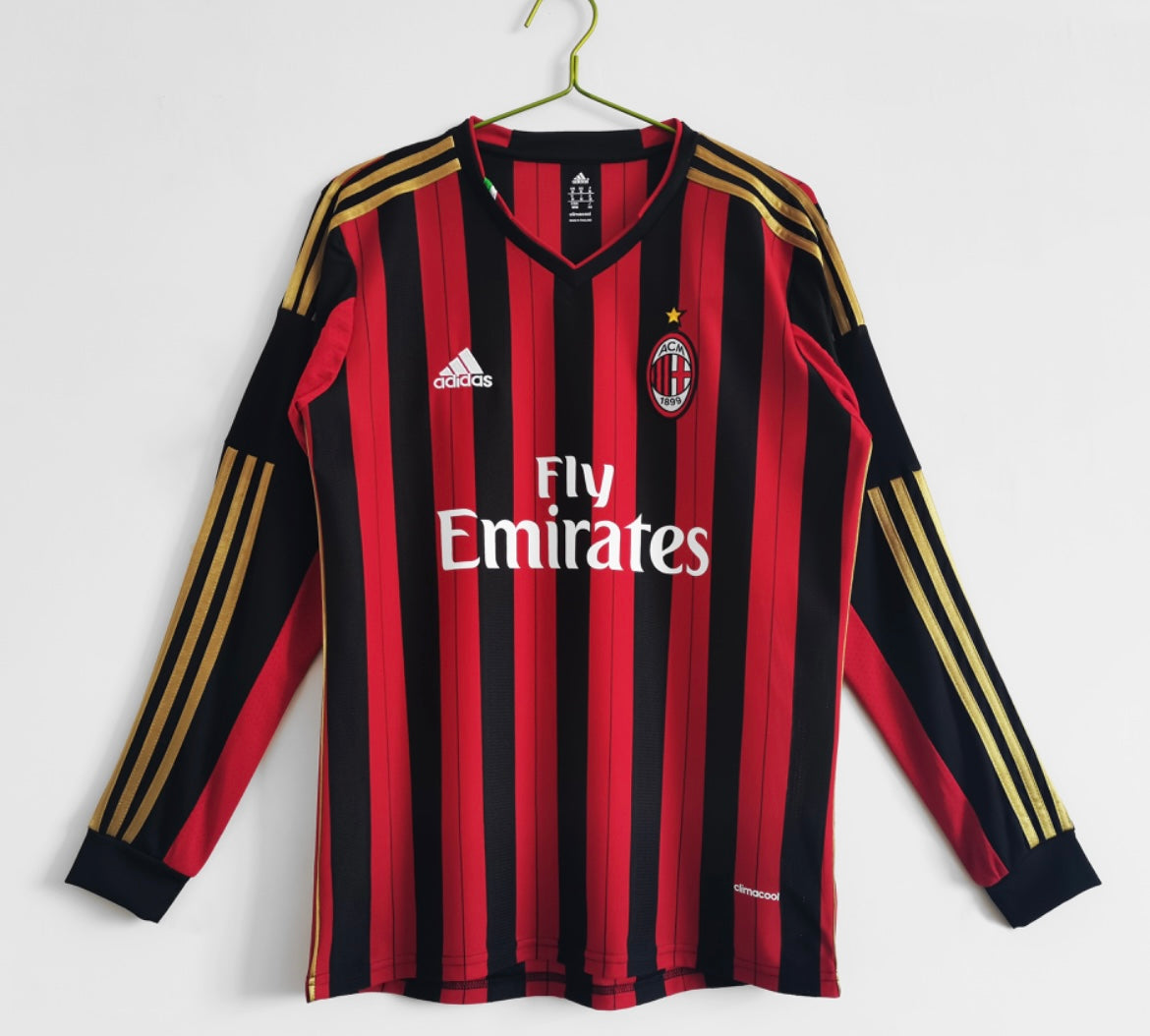 AC Milan 2013/14 Home Long Sleeve