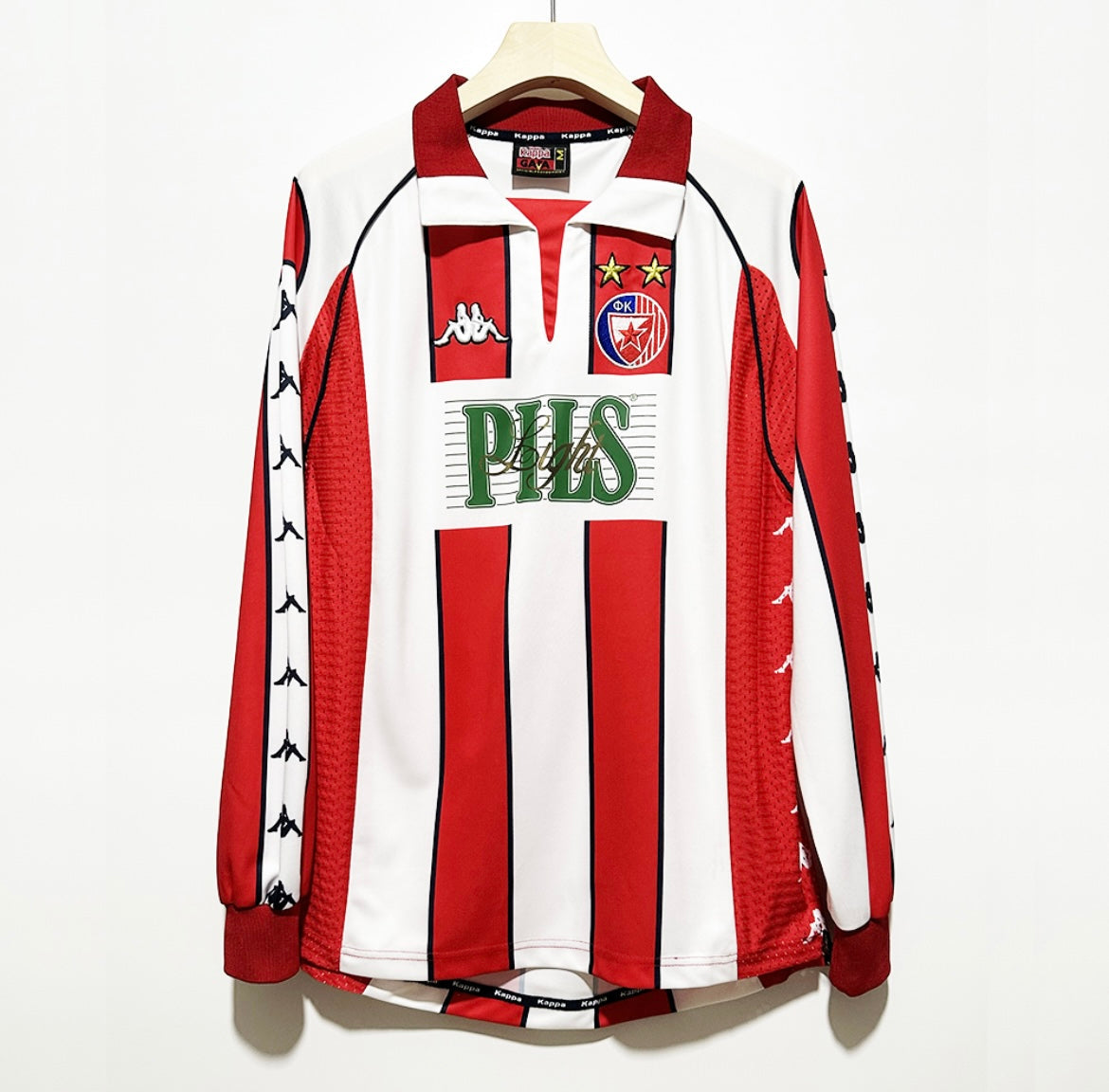 Red Star Belgrade 1999/00 Home Long Sleeve