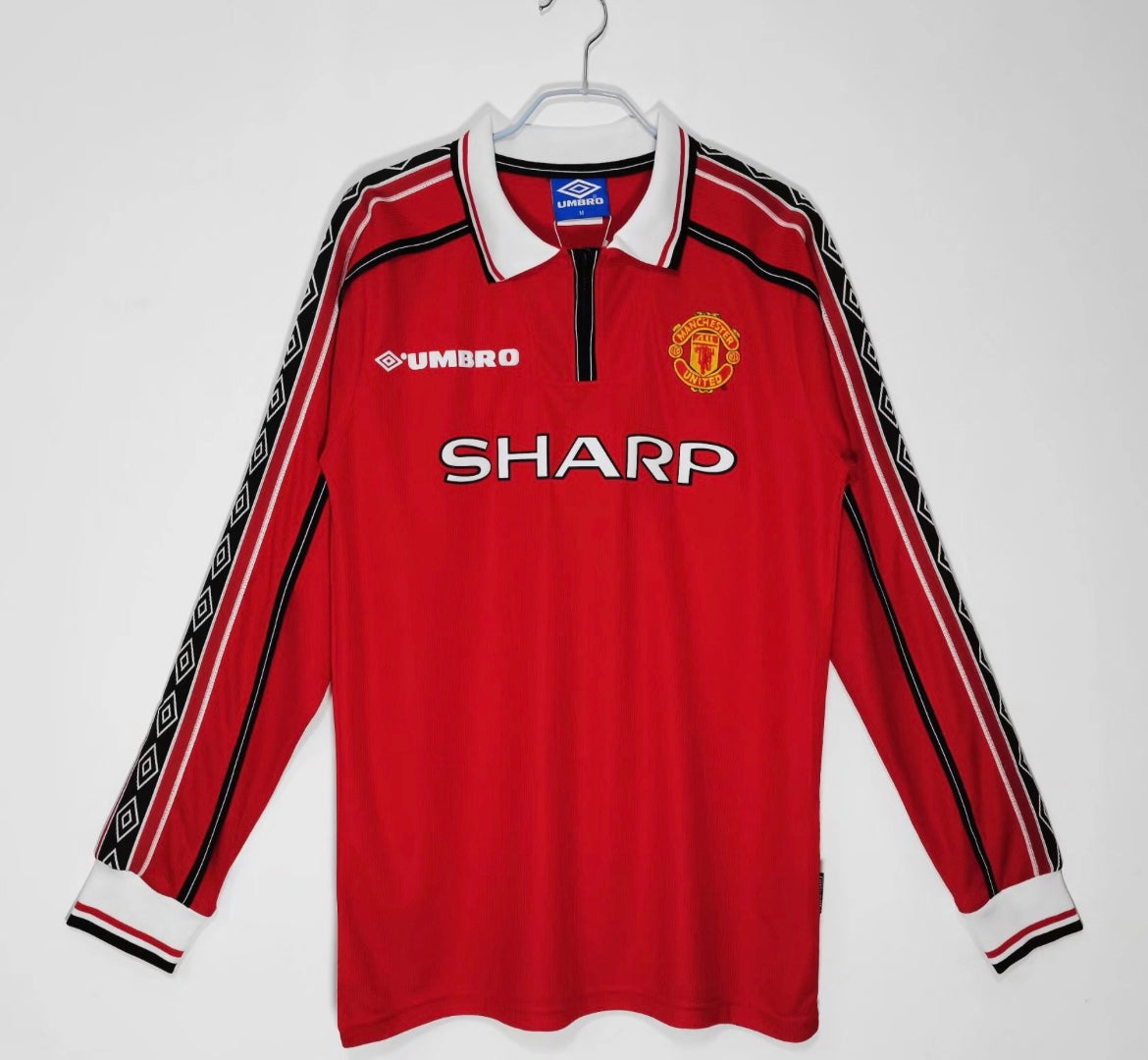 Manchester United 1998/99 Home Long Sleeve Shirt