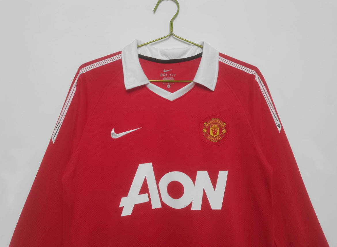 Manchester United 2010/11 Home Long Sleeve