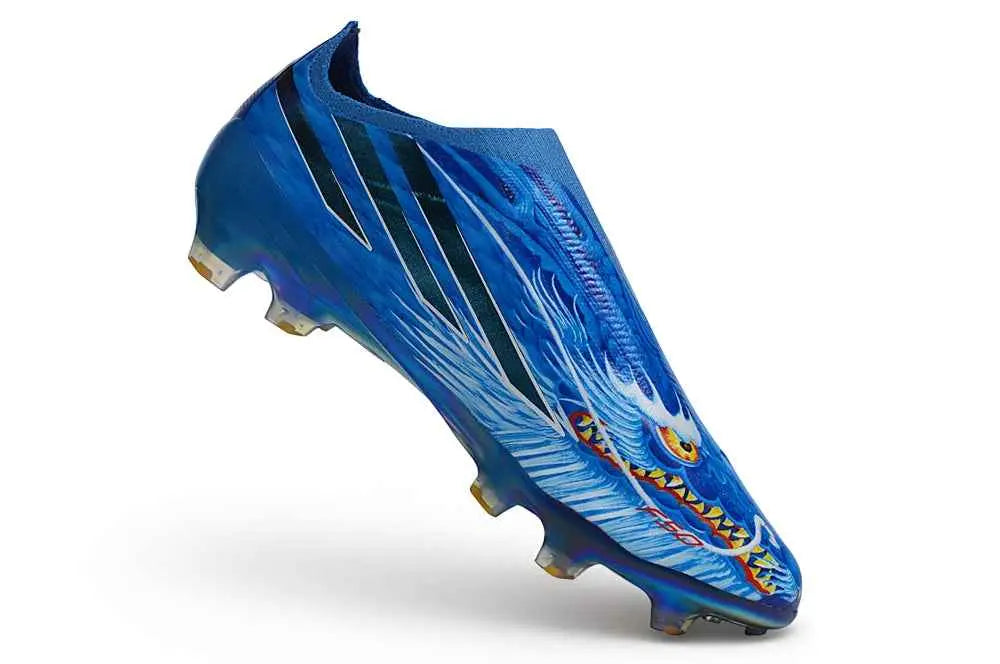 Adidas F50 Hyperfast Elite Laceless FG x Y-3 - Bleu/Noir