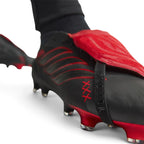 Adidas Predator 26 Elite Fold-over Tongue FG L-Tech - Noir/Rouge Vif