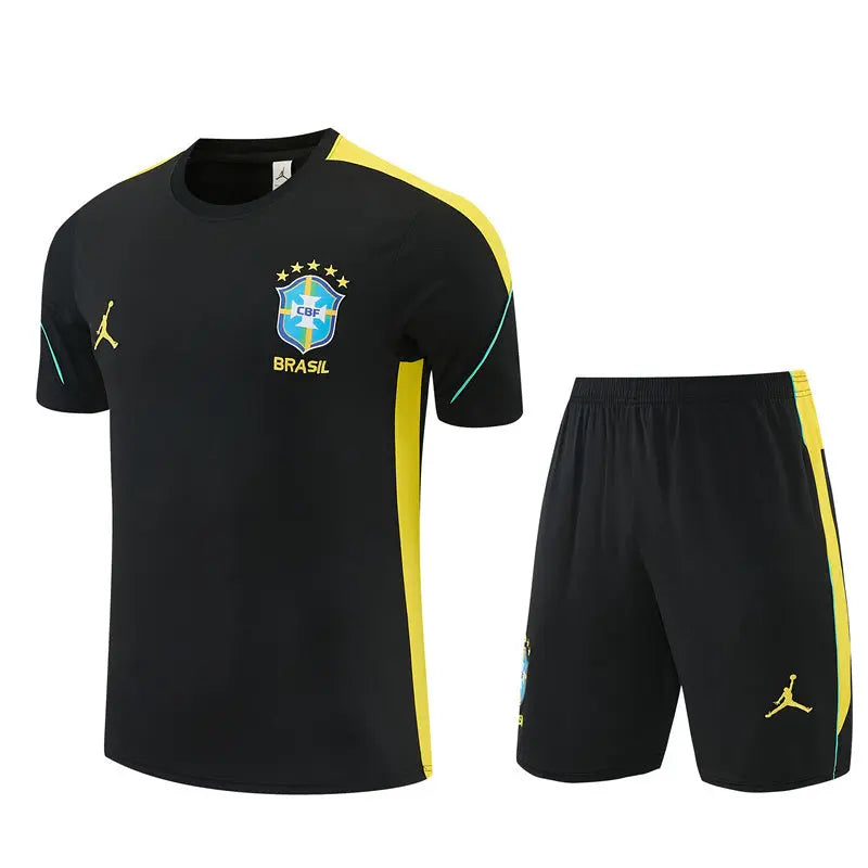 Ensemble Training Été Brésil Noir Jaune 2026/2027