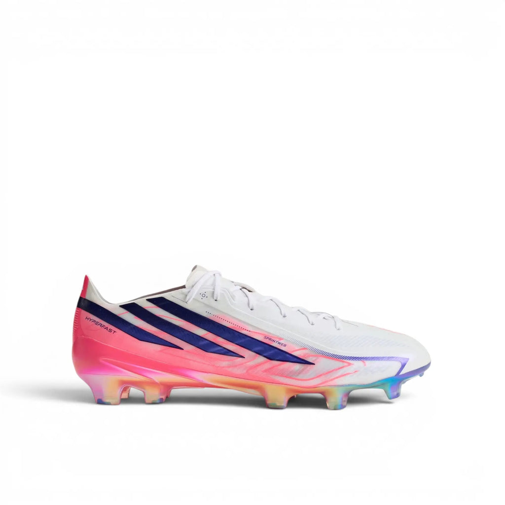 F50 Hyperfast Elite FG Control or Chaos - Blanc/Violet/Solar Turbo
