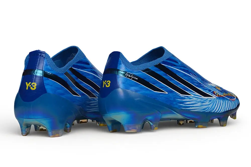 Adidas F50 Hyperfast Elite Laceless FG x Y-3 - Bleu/Noir