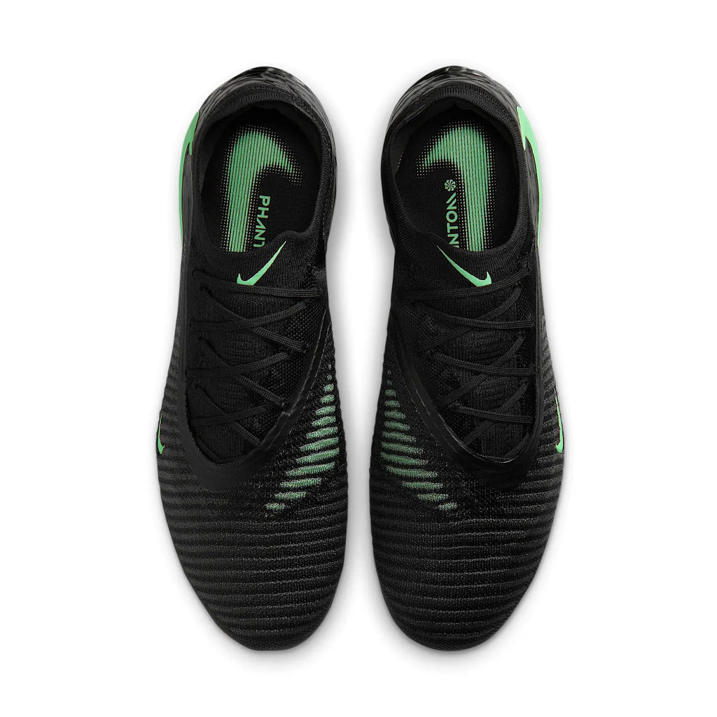 Nike Phantom 6 Elite Low FG Shadow Noir/Illusion Green HJ2146-001 - vue 4