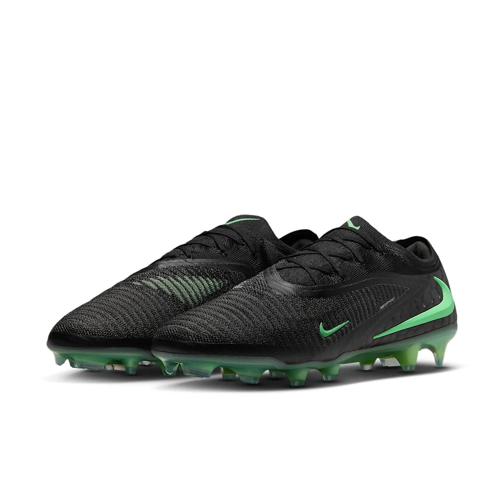 Nike Phantom 6 Elite Low FG Shadow Noir/Illusion Green HJ2146-001 - vue 5