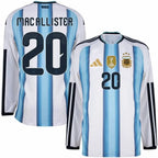 Maillot Argentine Coupe du Monde 2026 Domicile Manches Longues