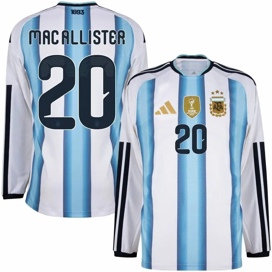 Maillot Argentine Coupe du Monde 2026 Domicile Manches Longues