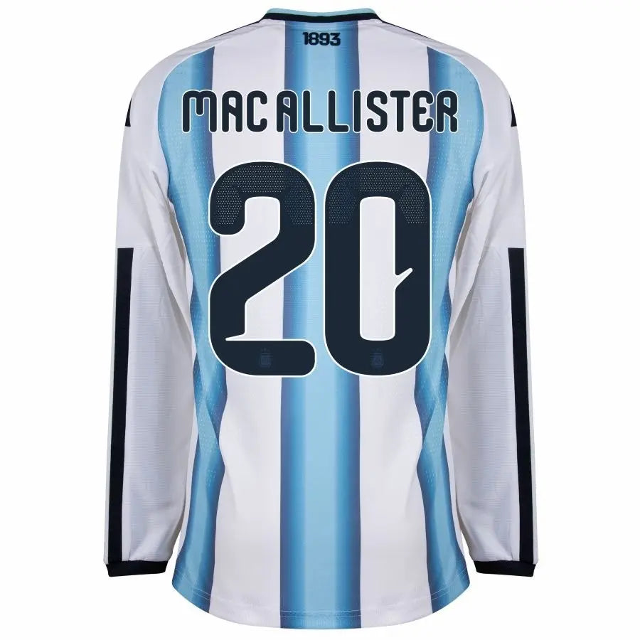 Maillot Argentine Coupe du Monde 2026 Domicile Manches Longues