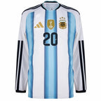 Maillot Argentine Coupe du Monde 2026 Domicile Manches Longues