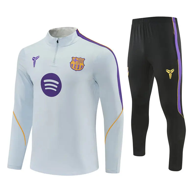 Survêtement FC Barcelone Gris Clair 2026/2027