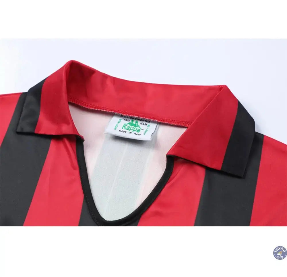AC Milan 1988/89 Domicile à manches longues
