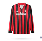 AC Milan 1988/89 Domicile à manches longues