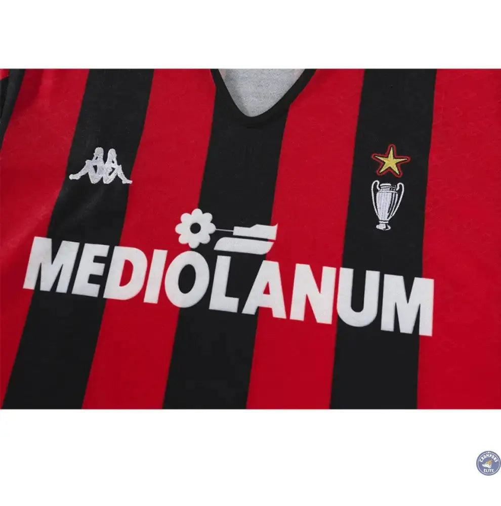 Image of AC Milan 1989/90 Domicile à manches longues