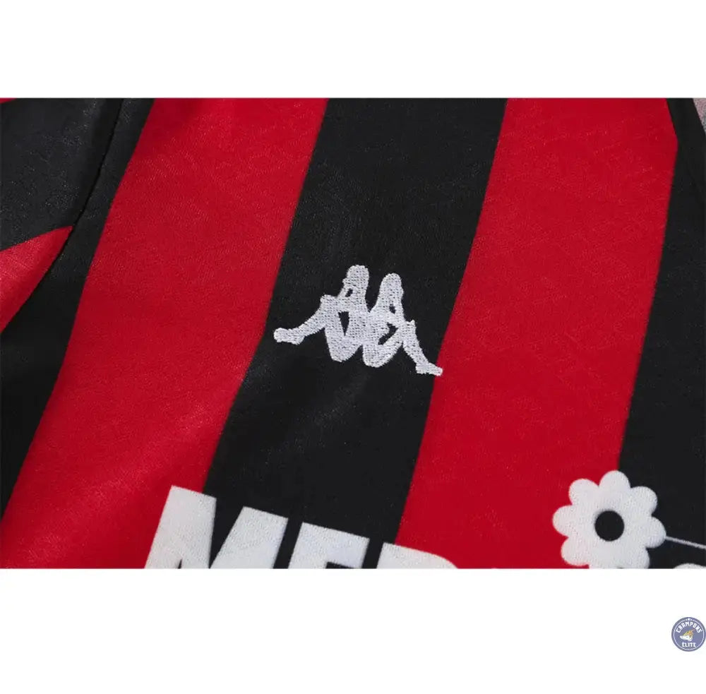 AC Milan 1989/90 Domicile à manches longues