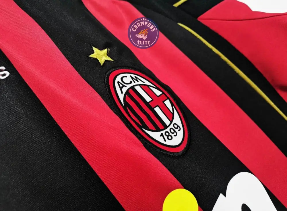 AC Milan 2006/07 Domicile à manches longues