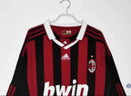 AC Milan 2009/10 Domicile à manches longues