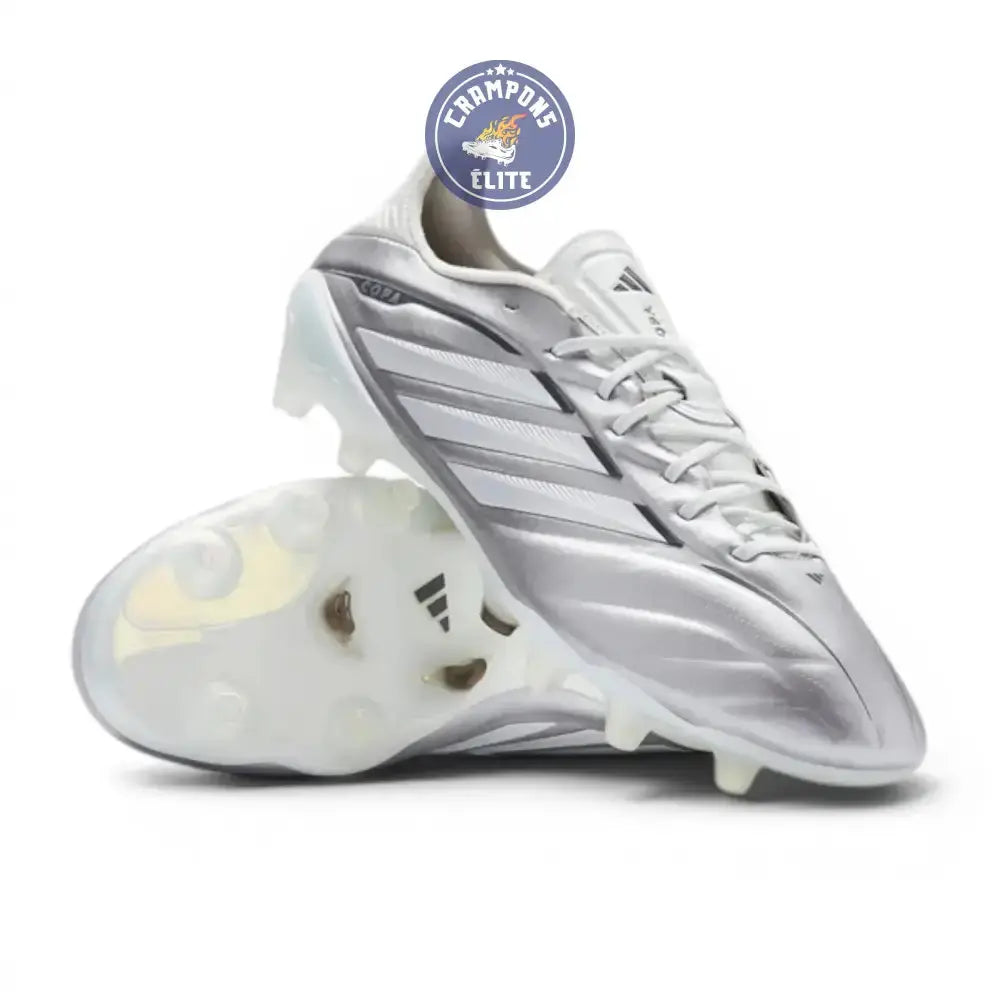 Image of Adidas Copa Pure 4 Elite FG Ice Cold Precision - Taupe Metallic/Argenté/Argenté