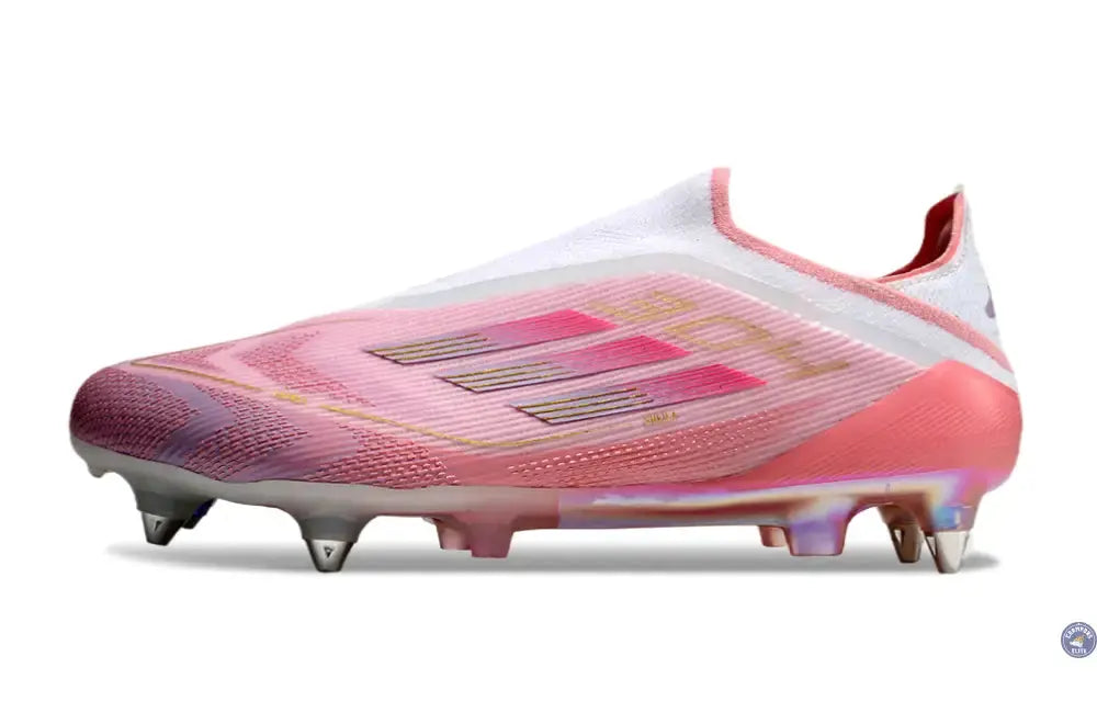F50 Elite Laceless SG Lamine Yamal 304 - Rose clair/Purple Glow/Lite Pink ÉDITION LIMITÉE