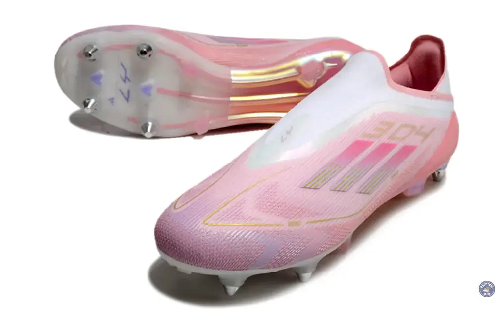 F50 Elite Laceless SG Lamine Yamal 304 - Rose clair/Purple Glow/Lite Pink ÉDITION LIMITÉE
