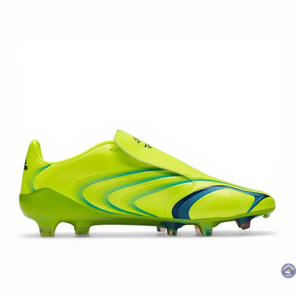 Image of F50 Elite x Tunit FG - Citron Lucide/Team Bleu Royal/Aquamarine Lucide - Crampons Elite
