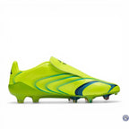 F50 Elite x Tunit FG - Citron Lucide/Team Bleu Royal/Aquamarine Lucide - Crampons Elite