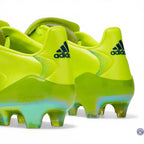 F50 Elite x Tunit FG - Citron Lucide/Team Bleu Royal/Aquamarine Lucide - Crampons Elite