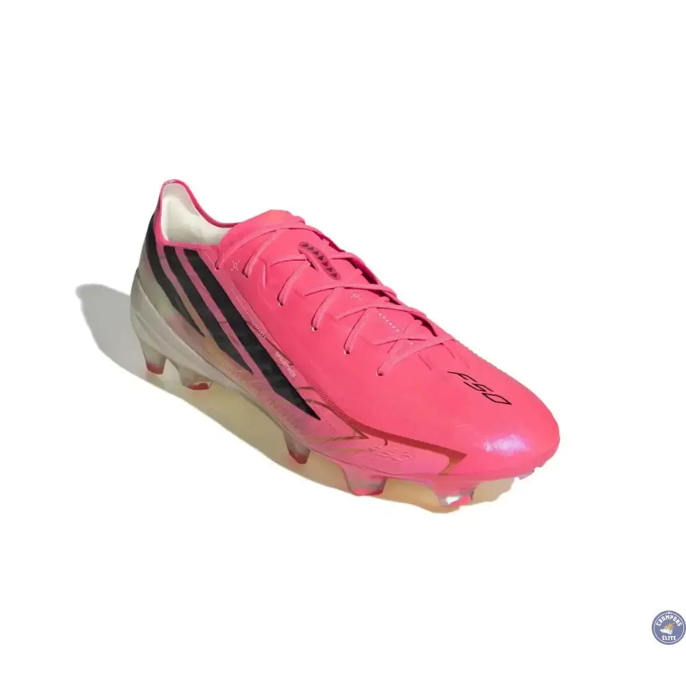 Image of Adidas F50 Hyperfast Elite FG - Solar Turbo/Noir/Doré - Crampons Elite