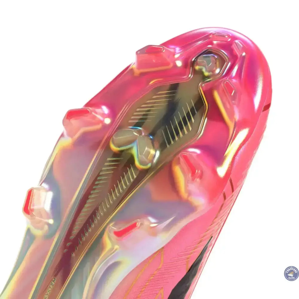 Image of Adidas F50 Hyperfast Elite FG - Solar Turbo/Noir/Doré - Crampons Elite