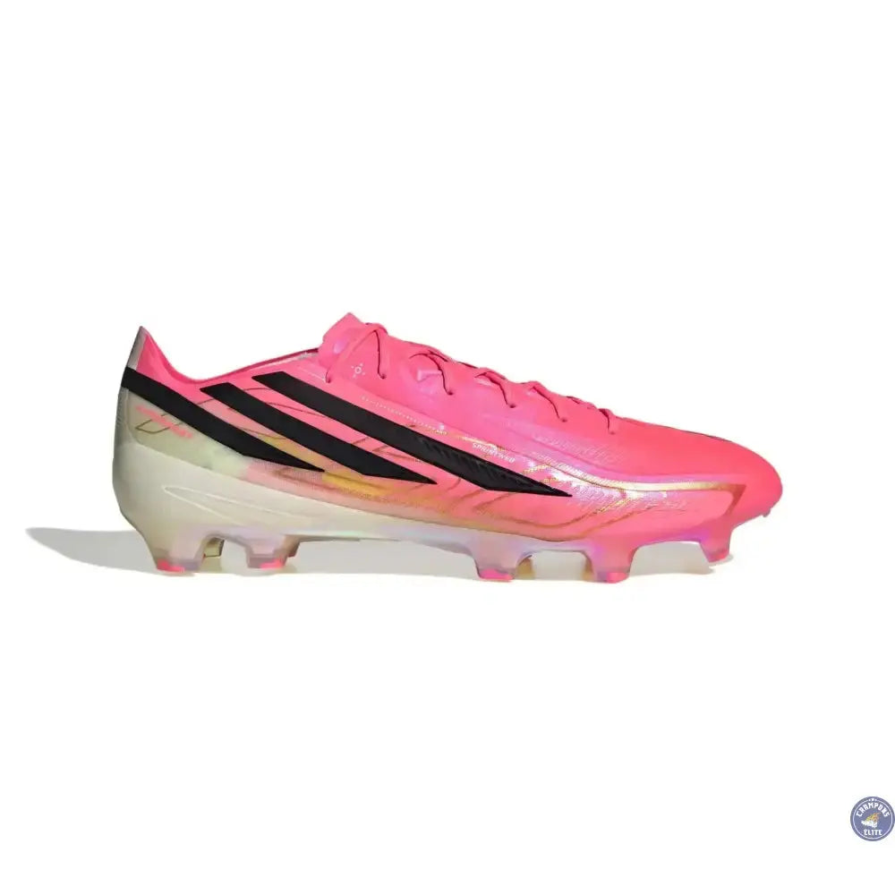 Adidas F50 Hyperfast Elite FG - Solar Turbo/Noir/Doré - Crampons Elite