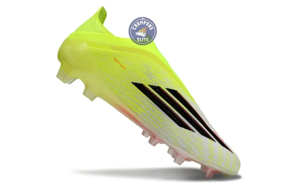 Image of F50 LACELESS ELITE FG BORN FOR GOALS - JAUNE/NOIR/LUCID RED