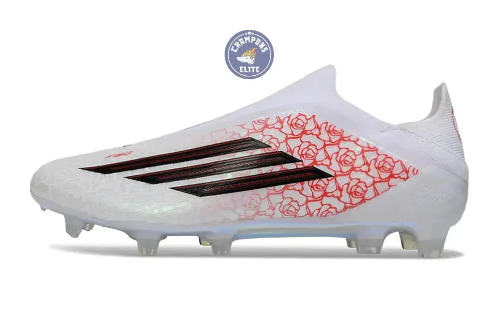 Image of F50 LACELESS ELITE FG LAMINE YAMAL HEARTBREAKER - BLANC/ROSE
