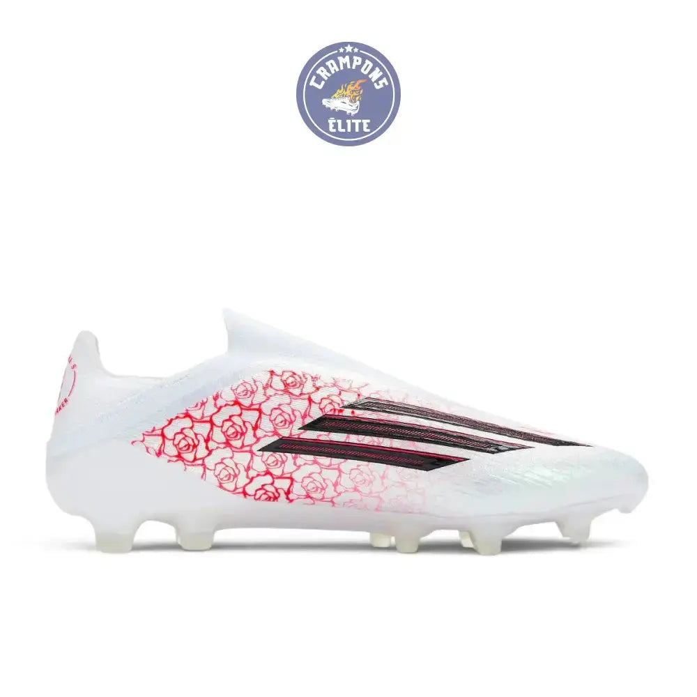 Image of Adidas F50 Laceless Elite FG Lamine Yamal Heartbreaker - Blanc/Rose