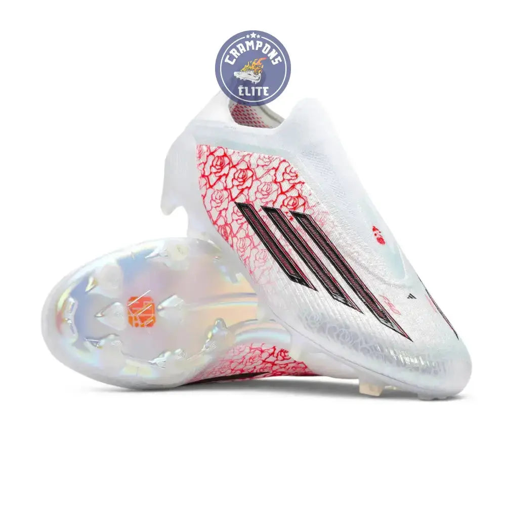 Image of Adidas F50 Laceless Elite FG Lamine Yamal Heartbreaker - Blanc/Rose