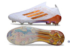 F50 LACELESS ELITE FG x MOHAMED SALAH AFCON - BLANC/BRONZE ÉDITION LIMITÉE