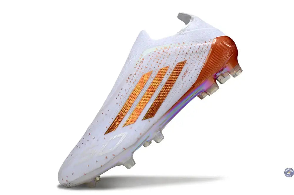 F50 LACELESS ELITE FG x MOHAMED SALAH AFCON - BLANC/BRONZE ÉDITION LIMITÉE