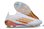 F50 LACELESS ELITE FG x MOHAMED SALAH AFCON - BLANC/BRONZE ÉDITION LIMITÉE