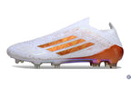F50 LACELESS ELITE FG x MOHAMED SALAH AFCON - BLANC/BRONZE ÉDITION LIMITÉE