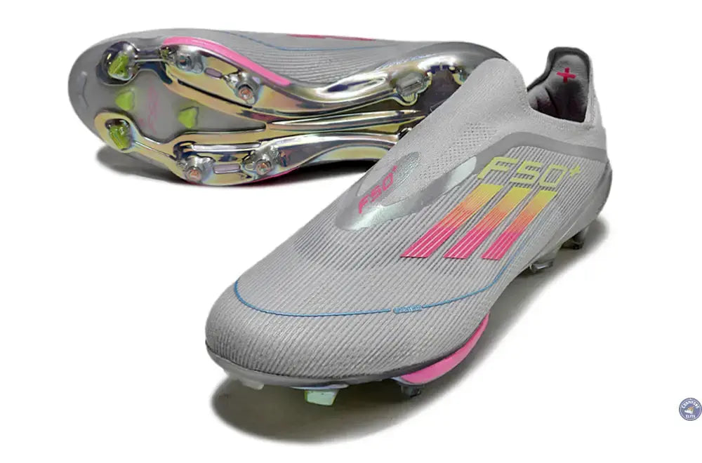 F50 + Laceless FG Concept Gris/Rose/Jaune